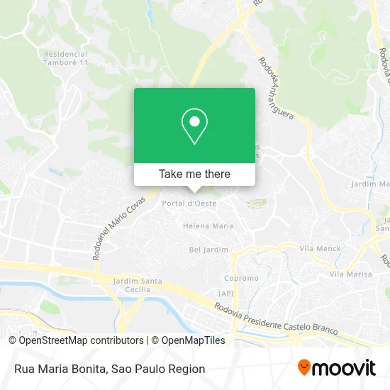 Rua Maria Bonita map