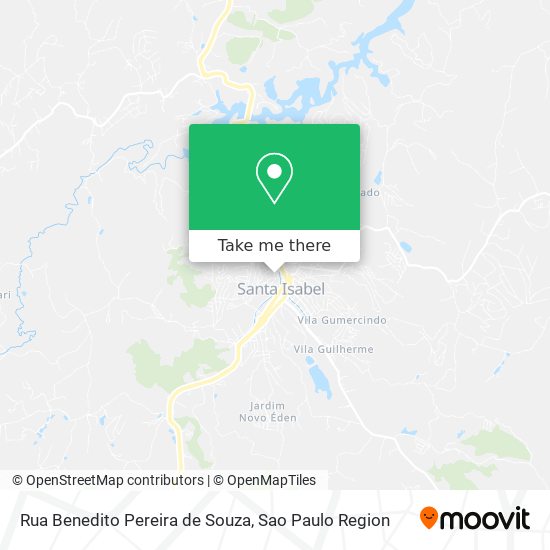Rua Benedito Pereira de Souza map