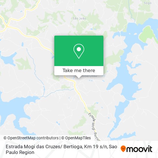 Estrada Mogi das Cruzes/ Bertioga, Km 19 s / n map