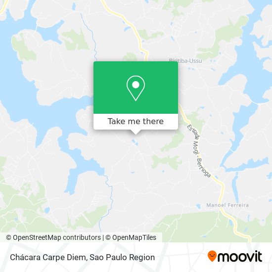 Chácara Carpe Diem map
