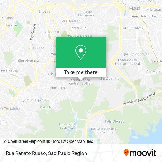 Rua Renato Russo map