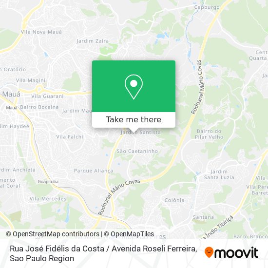 Rua José Fidélis da Costa / Avenida Roseli Ferreira map