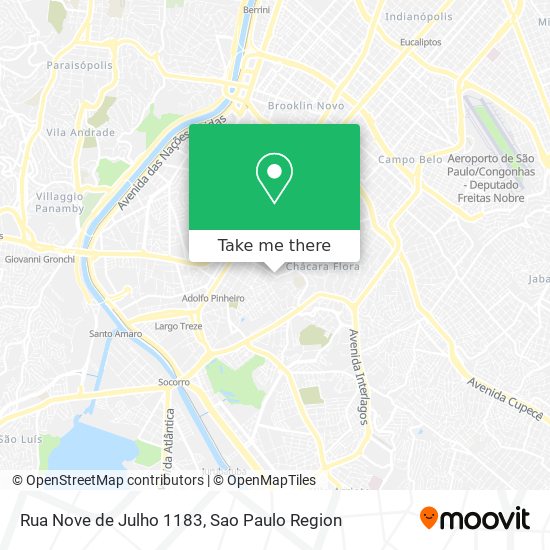 Rua Nove de Julho 1183 map