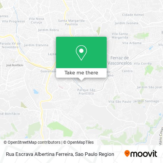 Rua Escrava Albertina Ferreira map