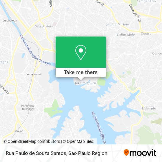 Rua Paulo de Souza Santos map