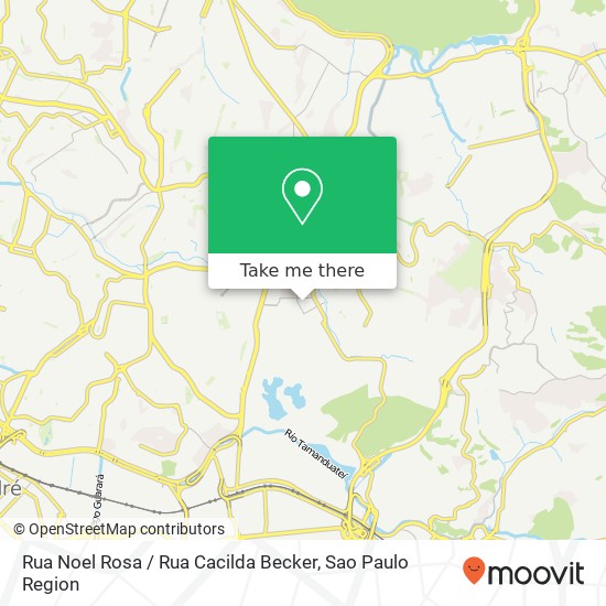 Mapa Rua Noel Rosa / Rua Cacilda Becker