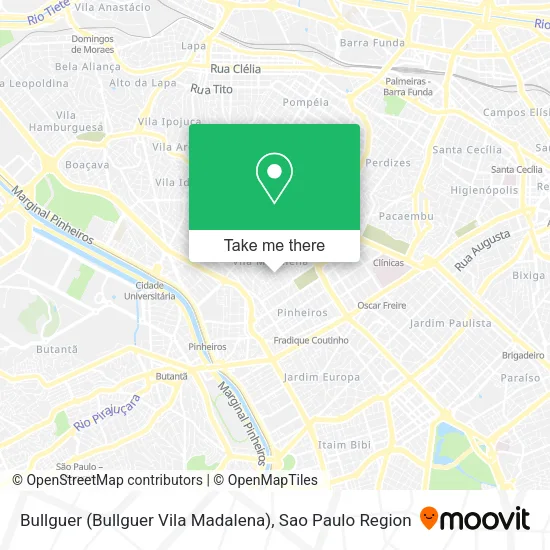 Bullguer (Bullguer Vila Madalena) map