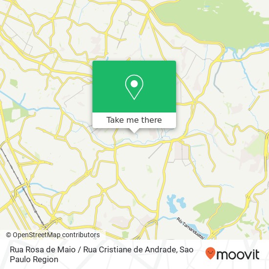 Rua Rosa de Maio / Rua Cristiane de Andrade map