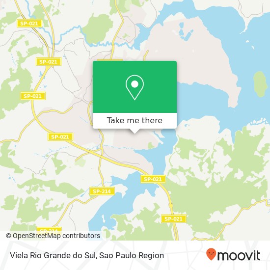 Viela Rio Grande do Sul map