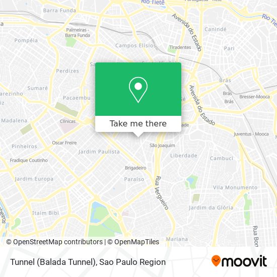 Tunnel (Balada Tunnel) map