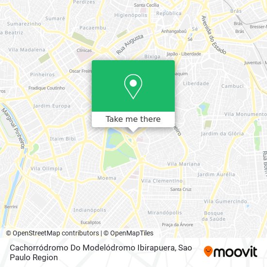 Cachorródromo Do Modelódromo Ibirapuera map