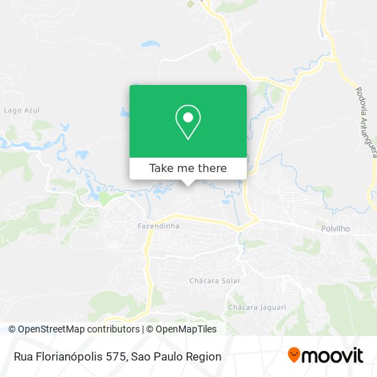 Rua Florianópolis 575 map