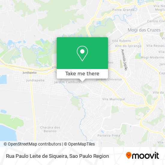 Rua Paulo Leite de Siqueira map