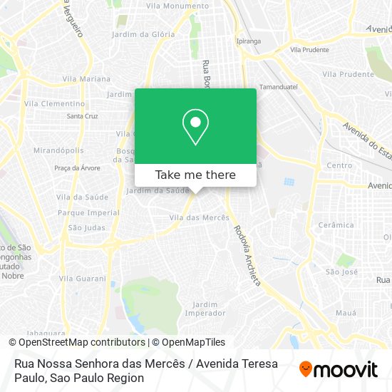 Rua Nossa Senhora das Mercês / Avenida Teresa Paulo map