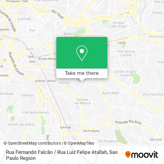 Mapa Rua Fernando Falcão / Rua Luiz Felipe Atallah