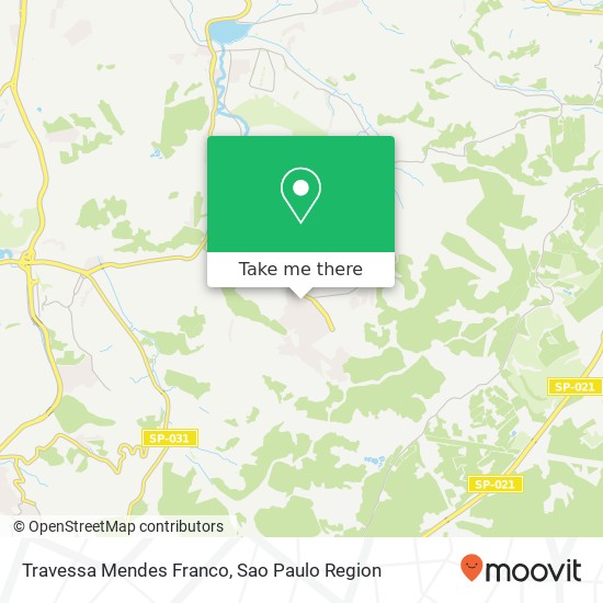 Mapa Travessa Mendes Franco