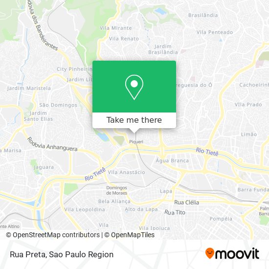 Rua Preta map