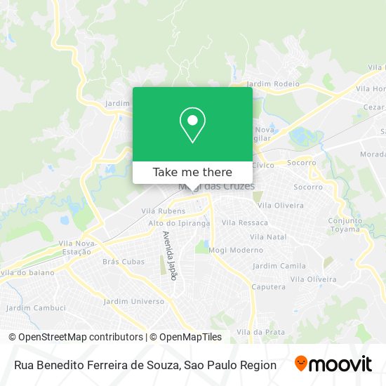 Rua Benedito Ferreira de Souza map