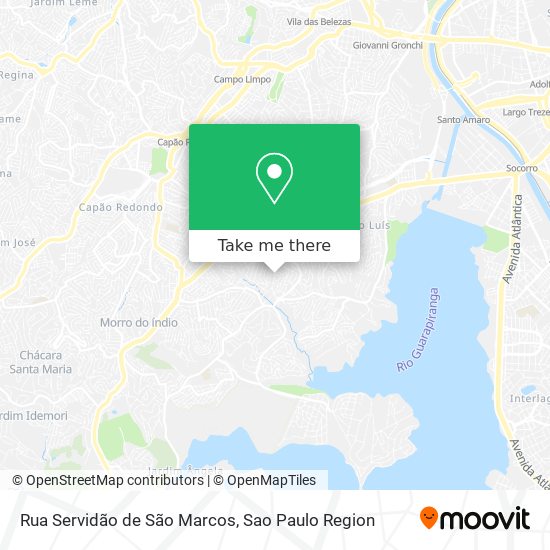 Rua Servidão de São Marcos map