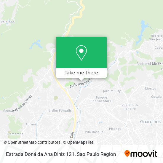 Estrada Doná da Ana Diniz 121 map