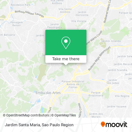 Mapa Jardim Santa Maria