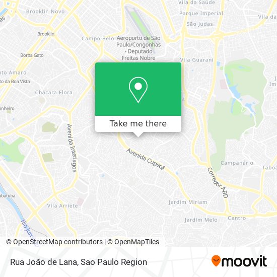 Rua João de Lana map
