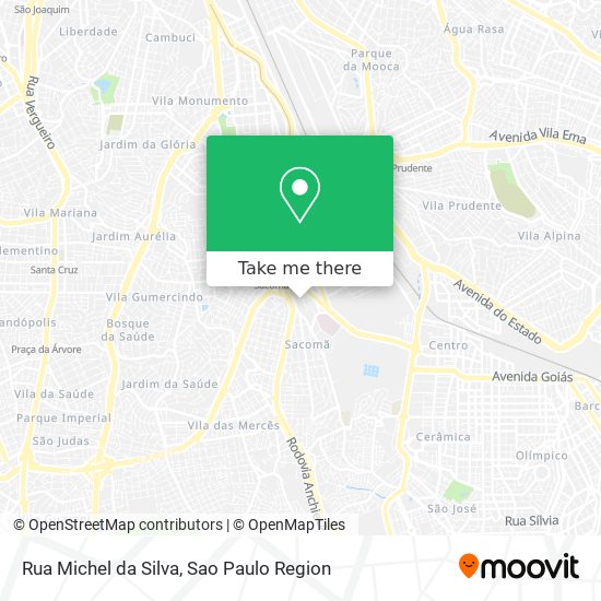 Mapa Rua Michel da Silva