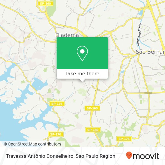 Mapa Travessa Antônio Conselheiro