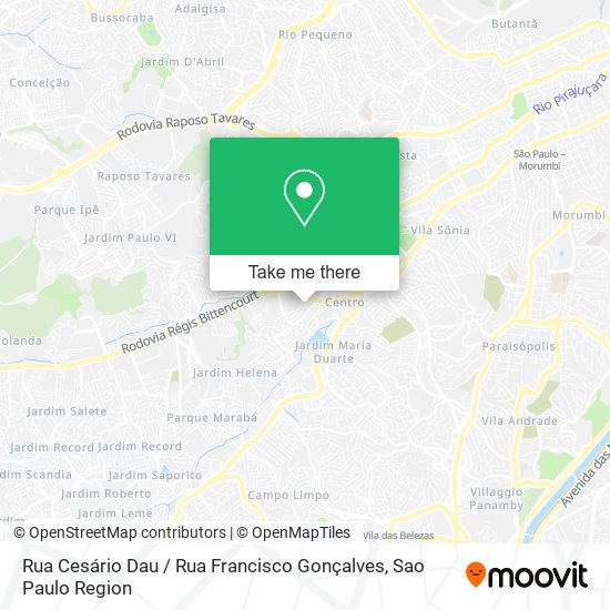 Rua Cesário Dau / Rua Francisco Gonçalves map