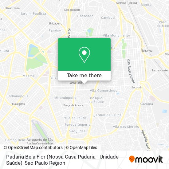 Padaria Bela Flor (Nossa Casa Padaria - Unidade Saúde) map