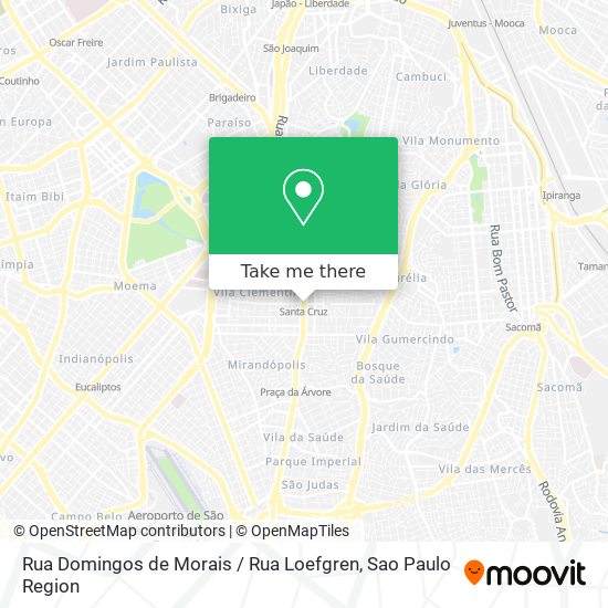Rua Domingos de Morais / Rua Loefgren map