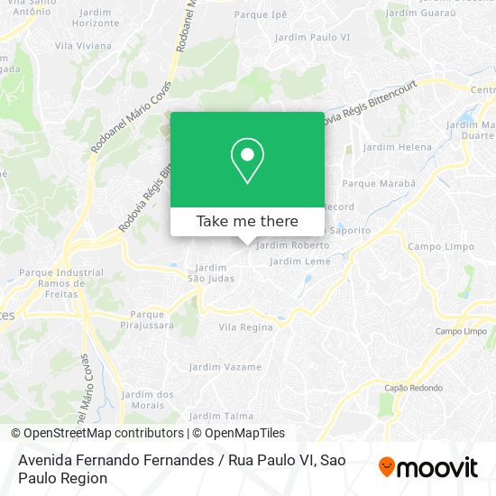 Avenida Fernando Fernandes / Rua Paulo VI map