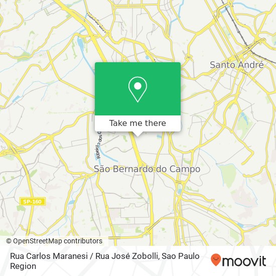 Rua Carlos Maranesi / Rua José Zobolli map