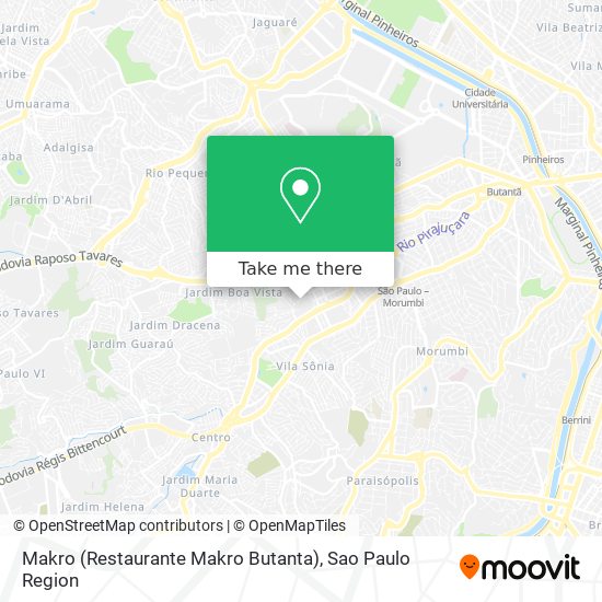 Makro (Restaurante Makro Butanta) map