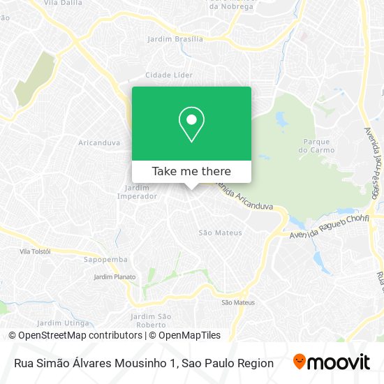 Rua Simão Álvares Mousinho 1 map