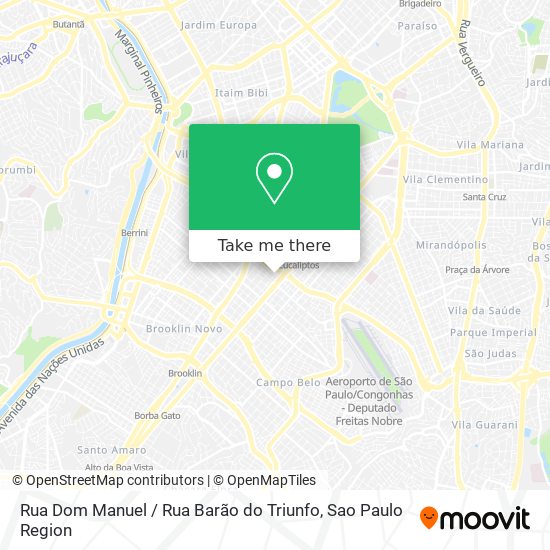 Mapa Rua Dom Manuel / Rua Barão do Triunfo