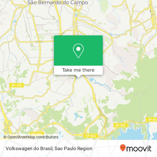 Volkswagen do Brasil map