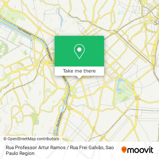 Rua Professor Artur Ramos / Rua Frei Galvão map