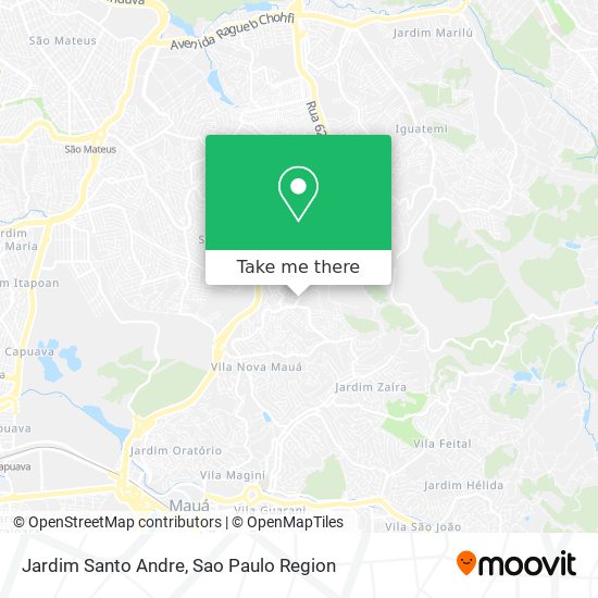 Jardim Santo Andre map