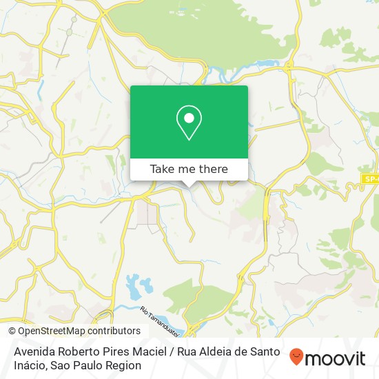 Avenida Roberto Pires Maciel / Rua Aldeia de Santo Inácio map