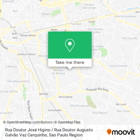 Mapa Rua Doutor José Higino / Rua Doutor Augusto Galvão Vaz Cerquinho