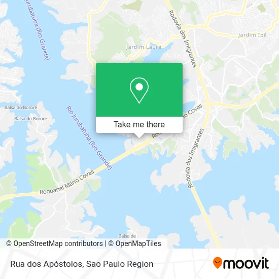 Rua dos Apóstolos map