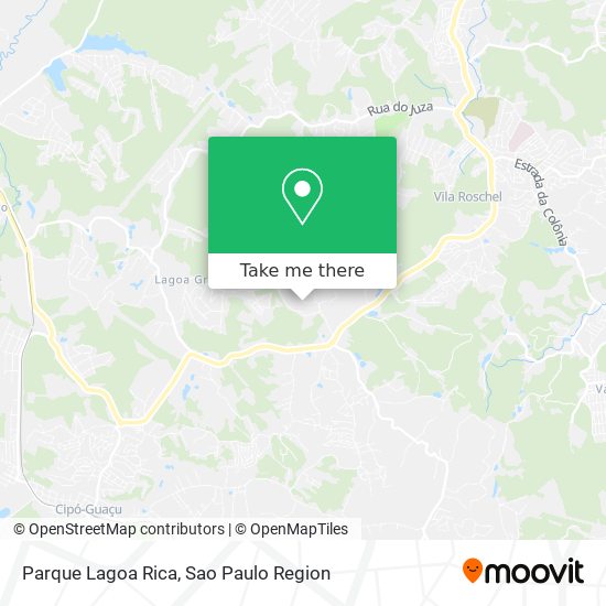 Parque Lagoa Rica map