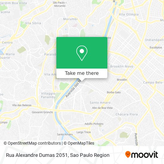 Rua Alexandre Dumas 2051 map