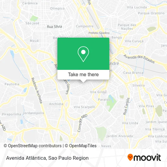 Avenida Atlântica map