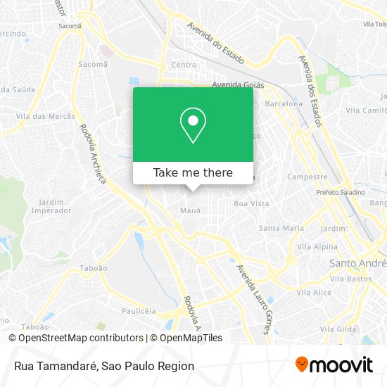 Mapa Rua Tamandaré