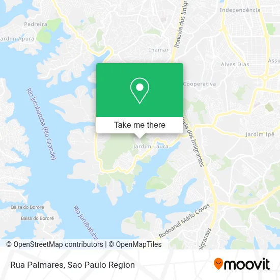 Rua Palmares map