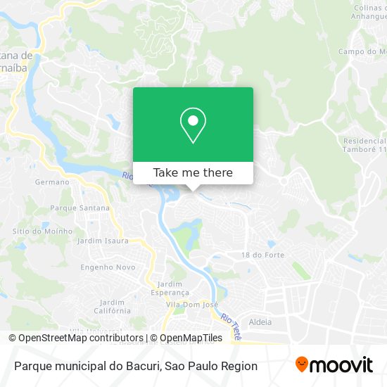 Parque municipal do Bacuri map