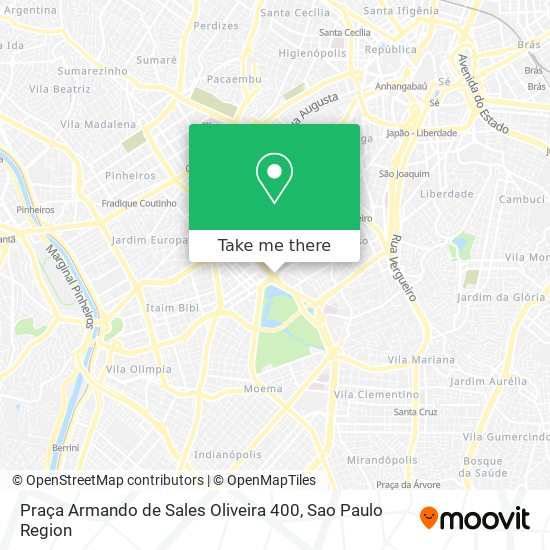 Praça Armando de Sales Oliveira 400 map