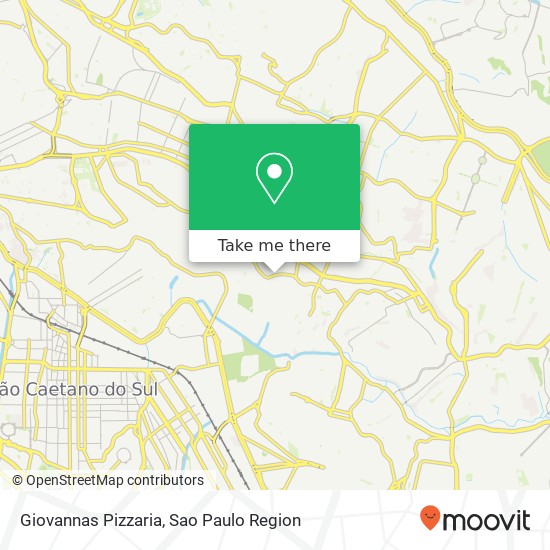 Giovannas Pizzaria map